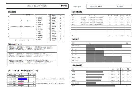 CUBIC 個人特性分析 サンプル02