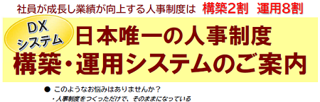 日本唯一の人事制度構築・運用システム『riyaku』